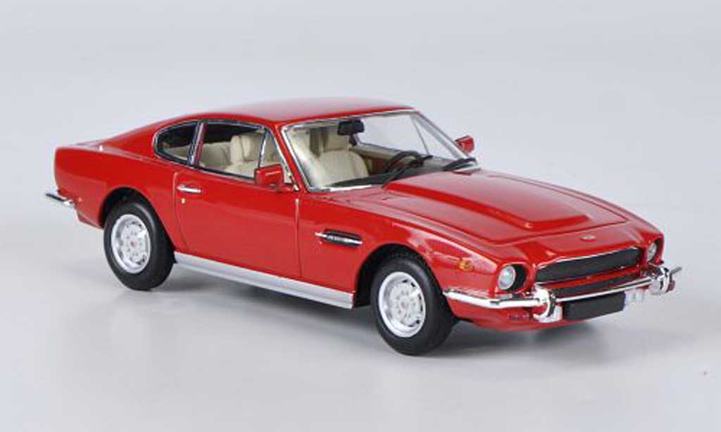 Aston Martin V8 1/43 Minichamps rosso 1987 modellino in miniatura