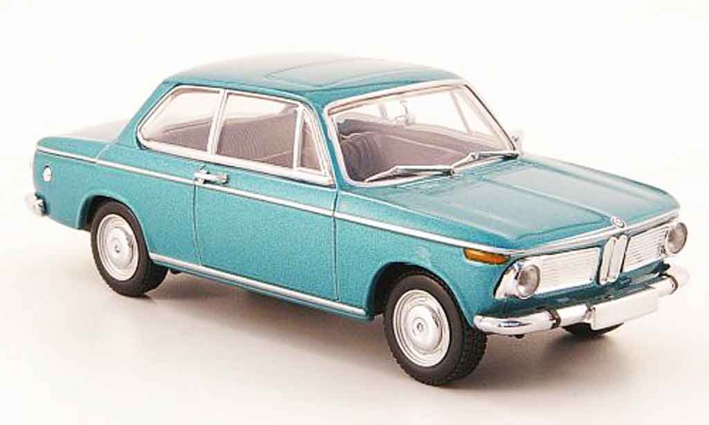 Bmw 1602 1/43 Minichamps (Typ 116) turkis 1966 modellino in miniatura