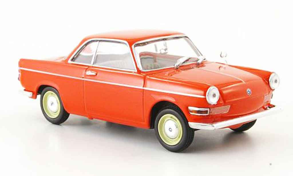 Bmw 700 1/43 Minichamps Sport rosso 1960 modellino in miniatura