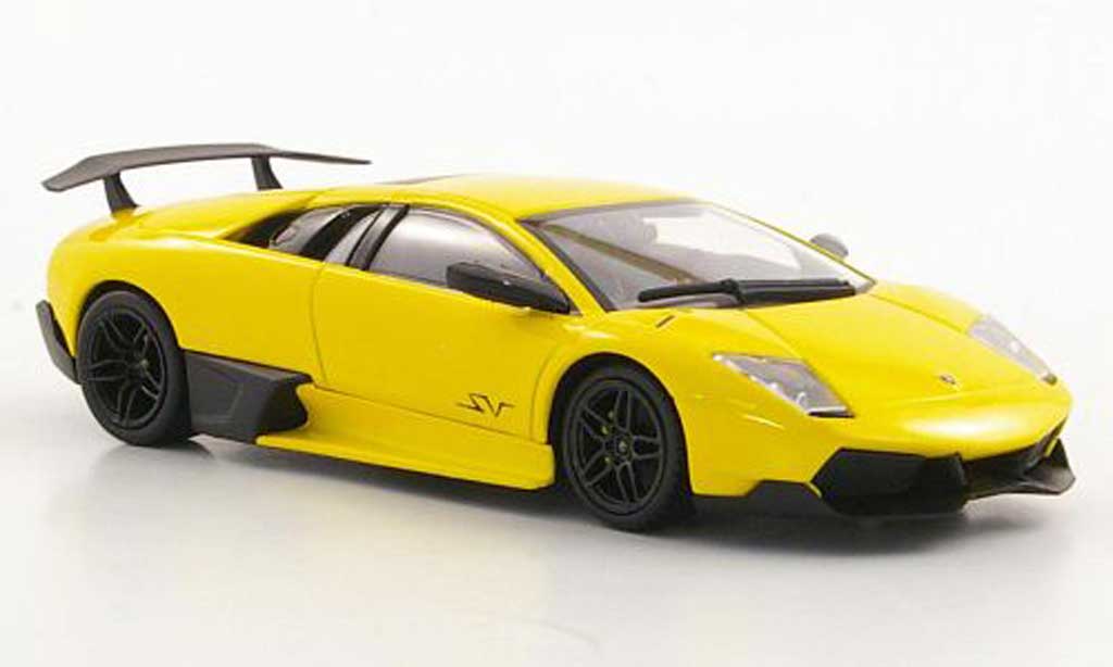 Lamborghini Murcielago LP670 1/43 Minichamps LP670 SV giallo 2009 modellino in miniatura