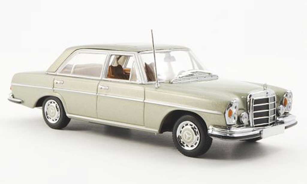 Mercedes 300 SEL 1/43 Minichamps SEL 6.3 (W109) grun 1968 modellino in miniatura