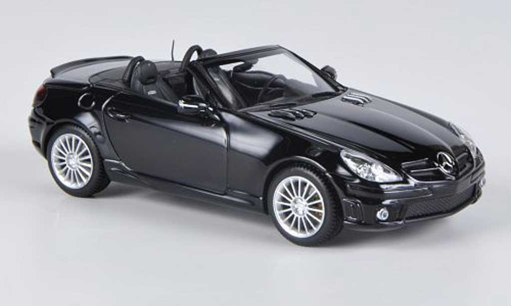 Mercedes Classe SLK 1/43 Minichamps 55 AMG (R171) nero 2008 modellino in miniatura