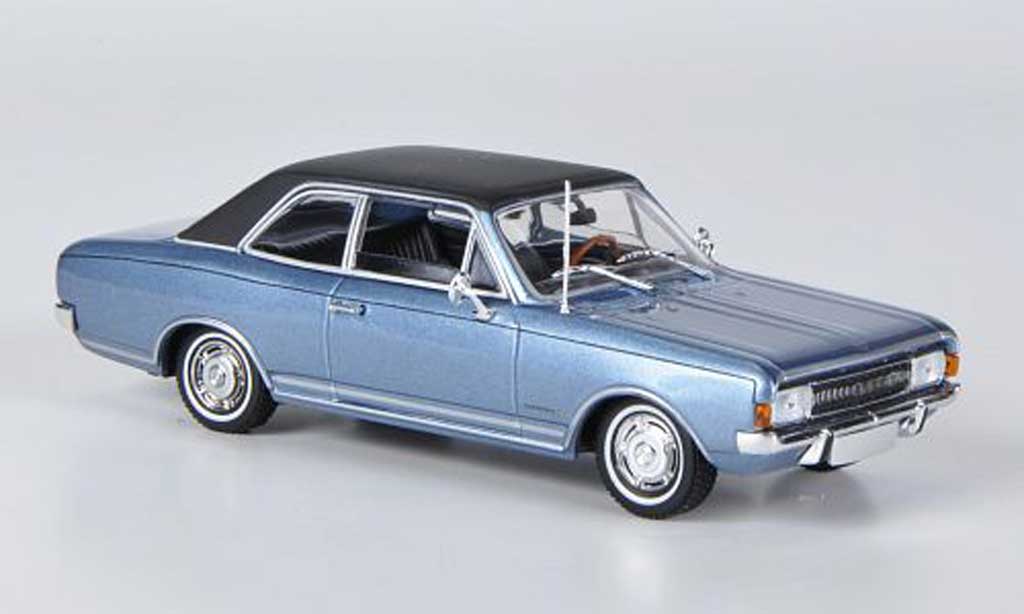 Opel Commodore A 1/43 Minichamps A blu/nero 1966 modellino in miniatura