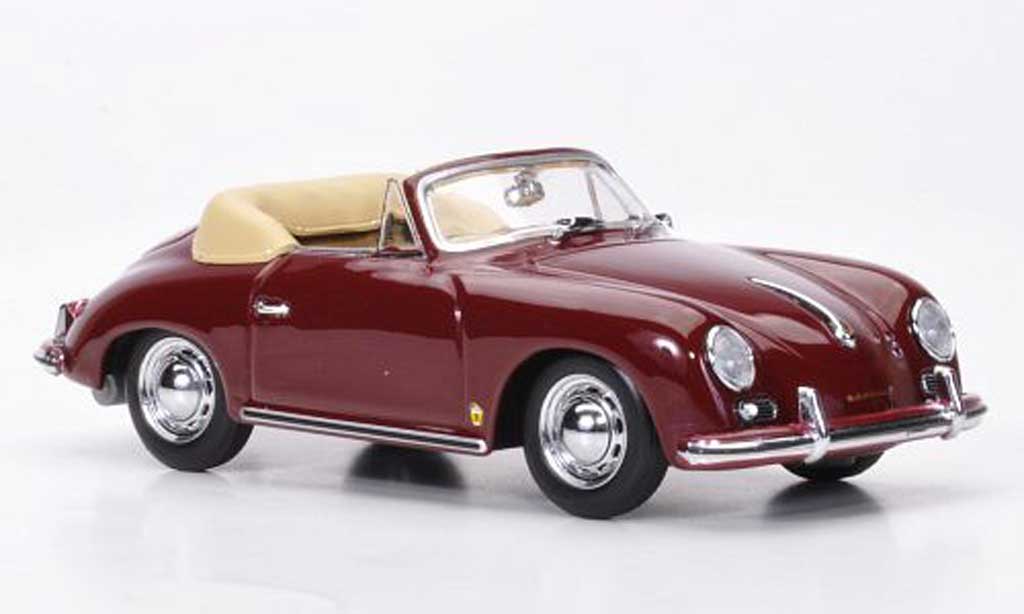 Porsche 356 1956 1/43 Minichamps 1956 Cabriolet rosso modellino in miniatura