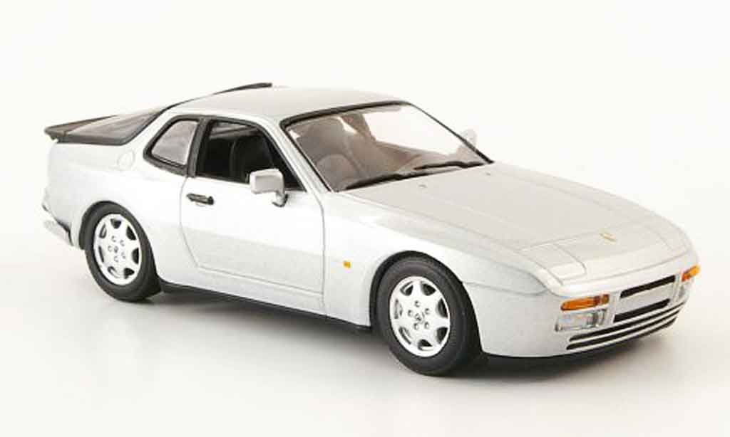 Porsche 944 1989 1/43 Minichamps 1989 S2 grigio metallisee modellino in miniatura