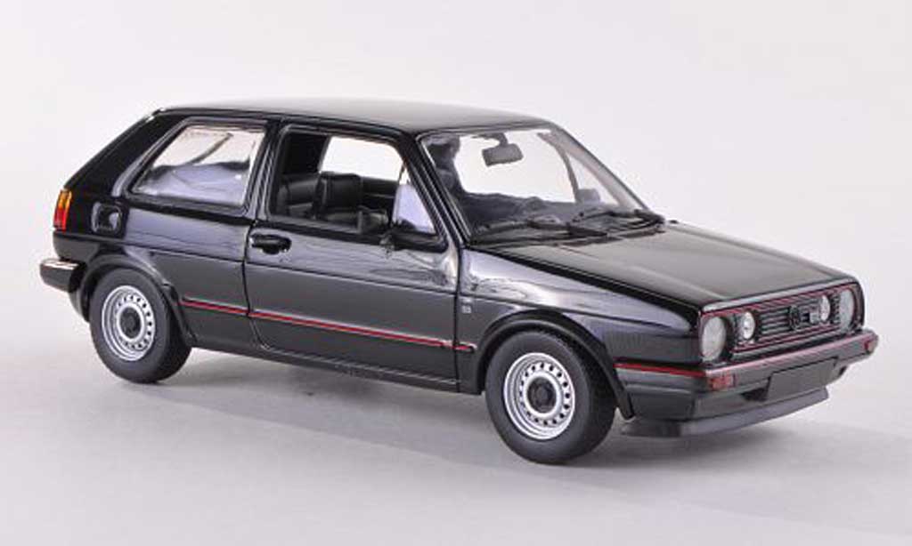 Volkswagen Golf 2 GTI 1/43 Minichamps 2 GTI noir 1985 modellino in miniatura