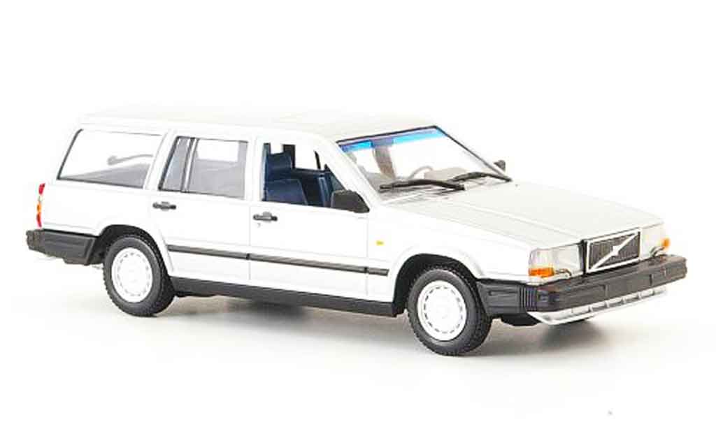Volvo 740 1/43 Minichamps GL grigio 1986 modellino in miniatura