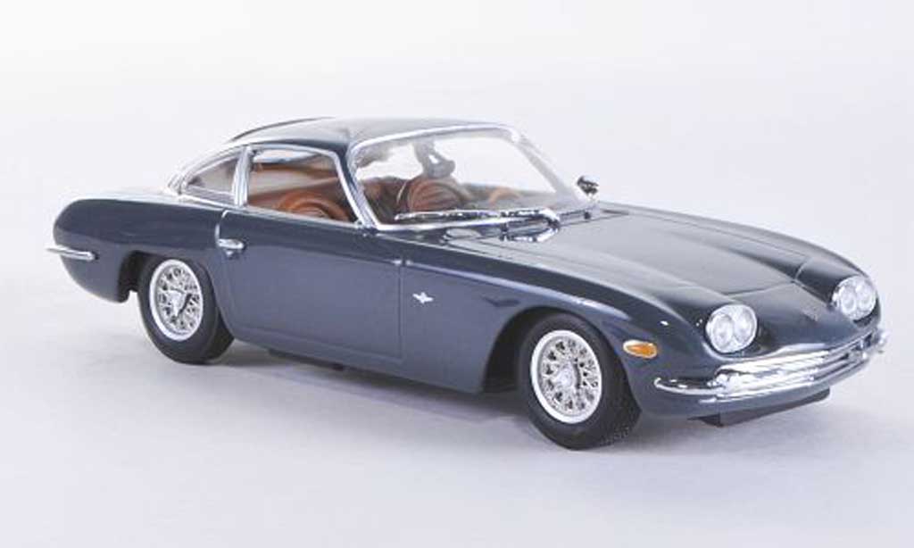 Lamborghini 400 GT 1/43 Minichamps 2+2 grigio 1966 modellino in miniatura