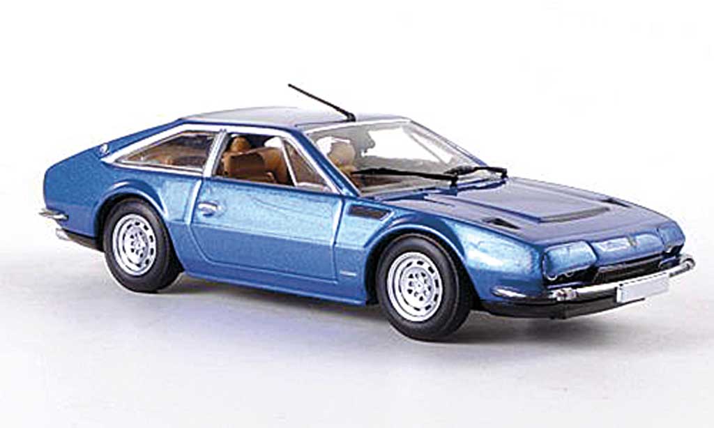 Lamborghini Jarama 1/43 Minichamps 400 GT 2+2 blu 1974 modellino in miniatura