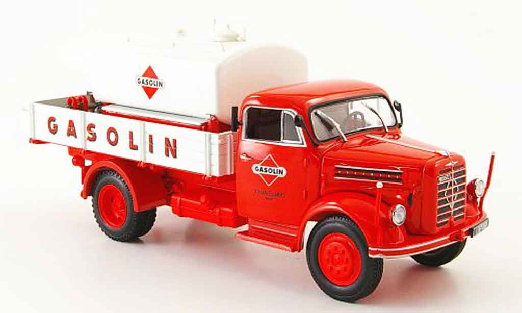 Borgward B4500 1/43 Minichamps Pritsche Gasolin avec Tankaufsatz 1954 modellino in miniatura