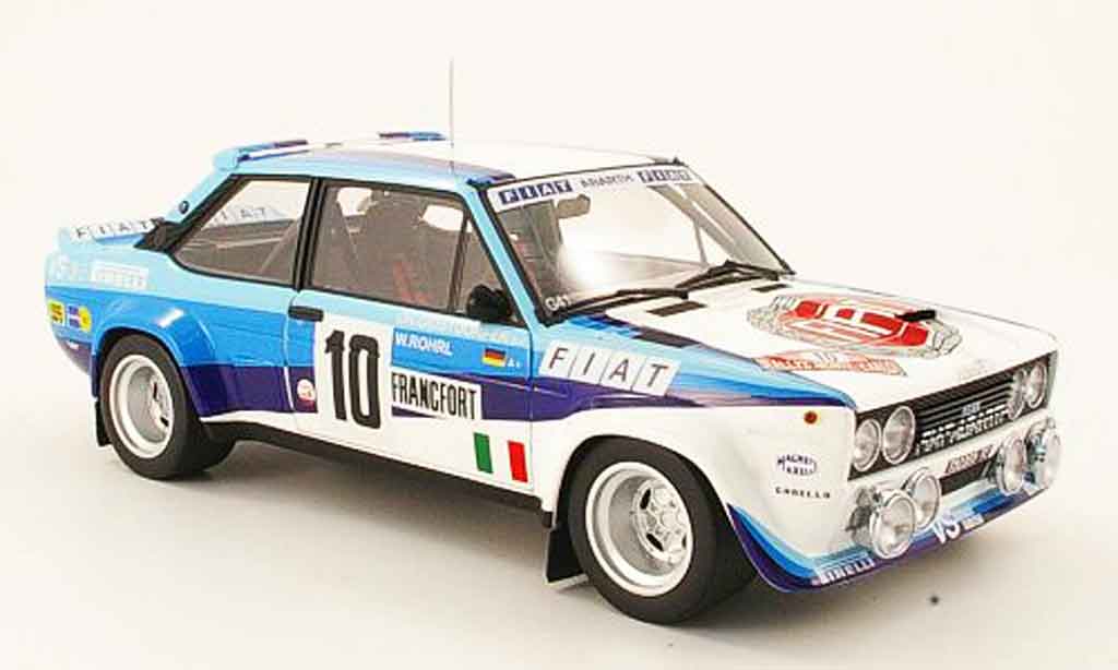 Fiat 131 Abarth 1/18 Kyosho Abarth no.10 sieger rallye monte carlo 1980 modellino in miniatura