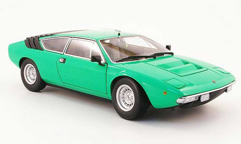 Lamborghini Urraco 1/18 Kyosho p250 grun modellino in miniatura