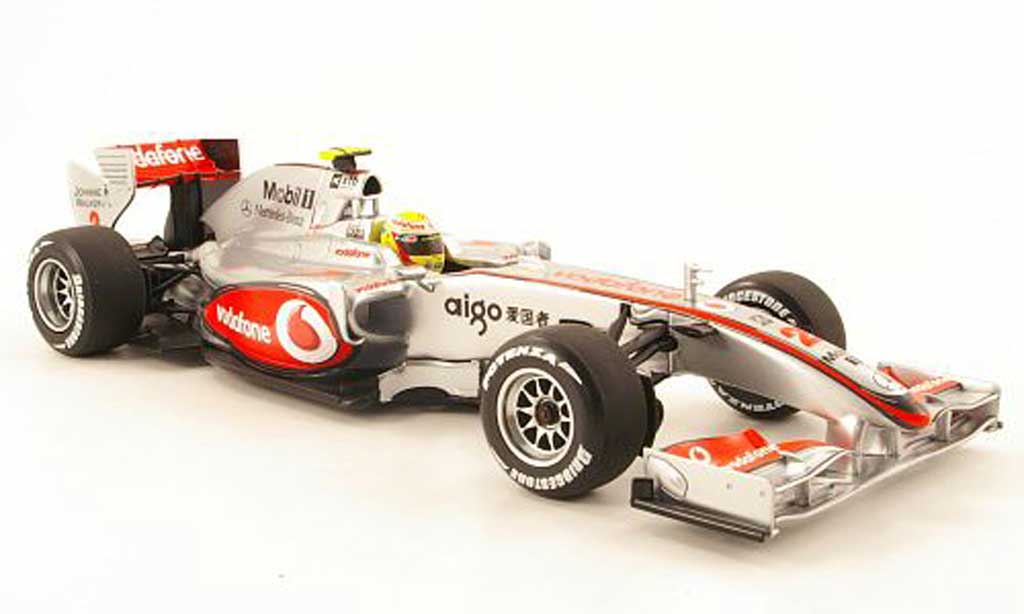 Mercedes F1 1/18 Minichamps mclaren no.2 vodafone showcar 2010 l.hamilton modellino in miniatura