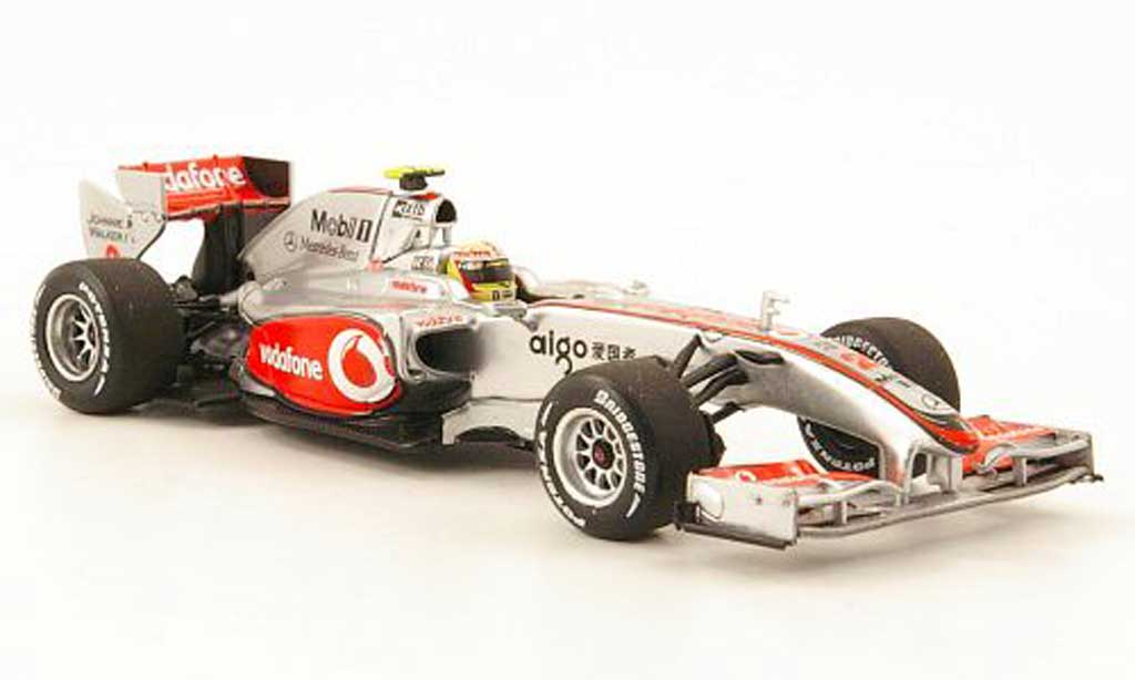 Mercedes F1 2010 1/43 Minichamps 2010 McLaren No.2 Vodafone L.Hamilton Showcar modellino in miniatura