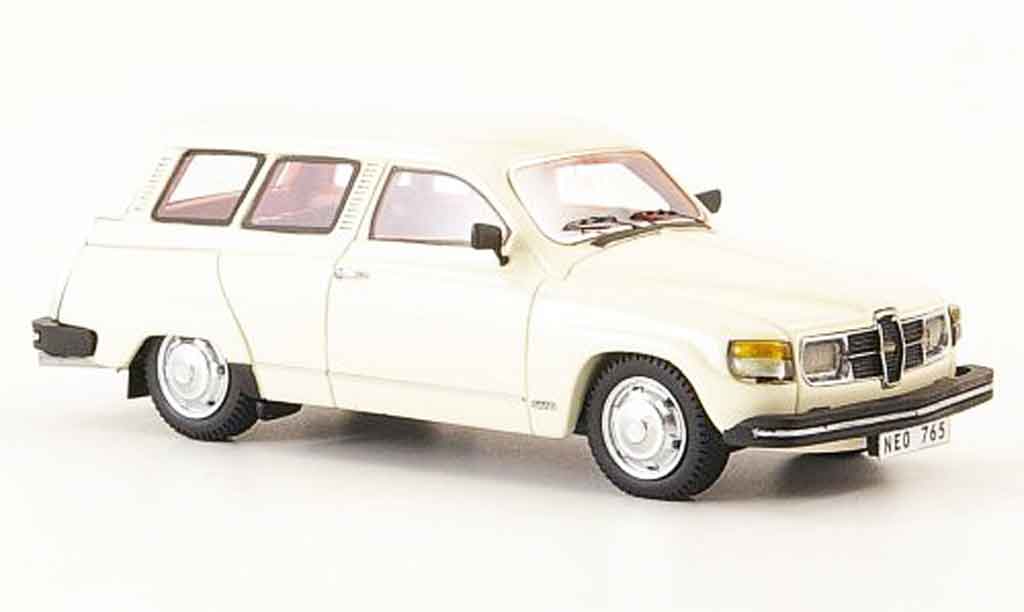 Saab 95 GL 1/43 Neo GL creme bianco 1979 modellino in miniatura
