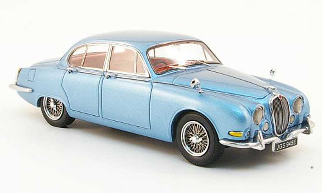 Jaguar S-Type 1/43 Neo 3.4 blu clair 1965 modellino in miniatura