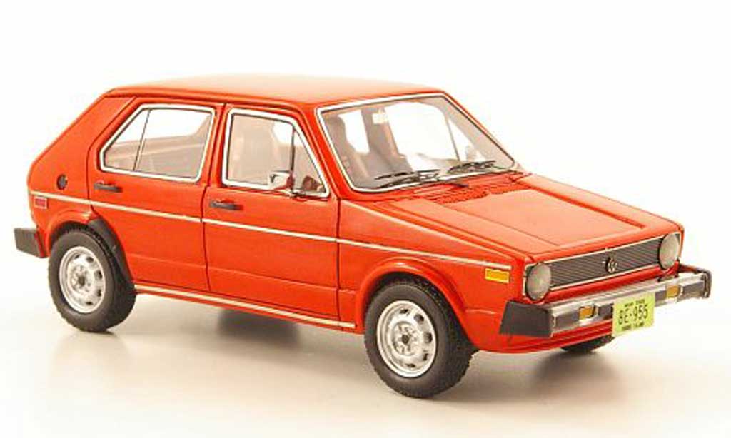 Volkswagen Golf 1 1/43 Neo 1 Rabbit (US I) 5-portes rosso 1975 modellino in miniatura