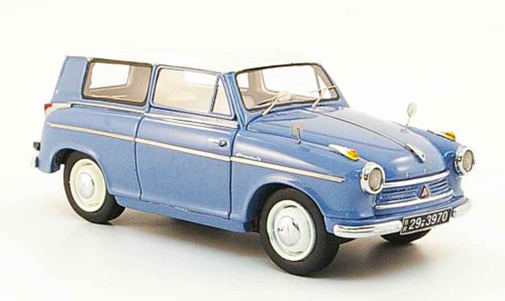 Lloyd Alexander 1/43 Neo Kombi blu bianco 1958 modellino in miniatura