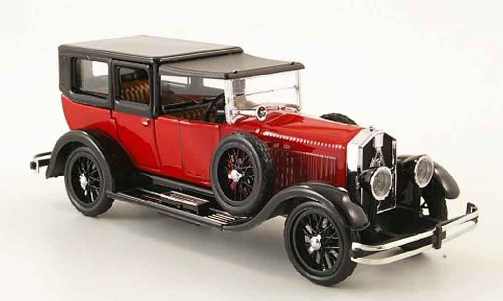 Isotta 8A 1/43 Rio Fraschini Limousine rosso nero geschlossen 1924 modellino in miniatura