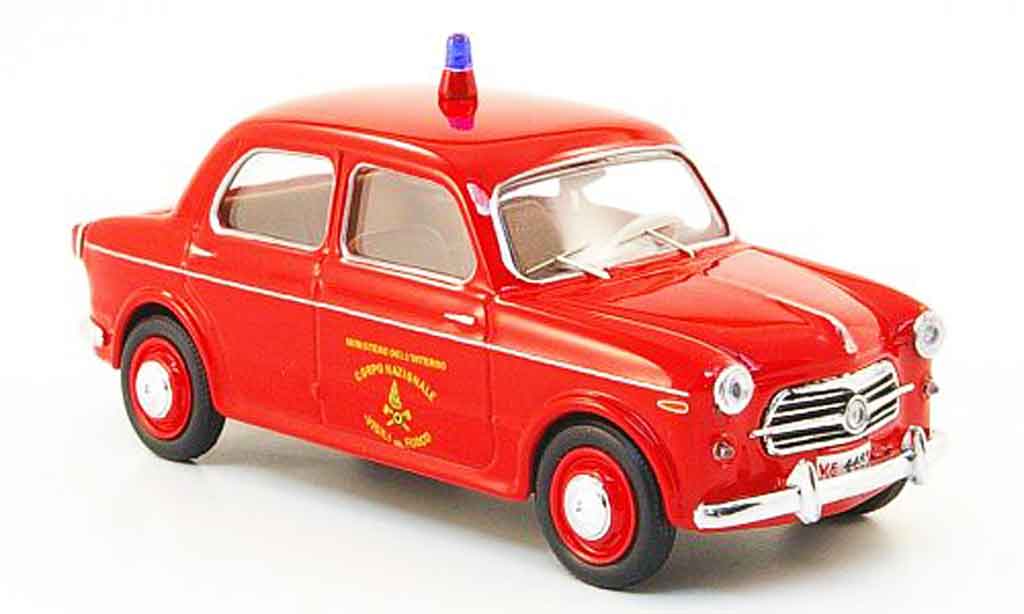 Fiat 1100 1956 1/43 Rio 1956 TV Vigili del Fuoco pompier modellino in miniatura
