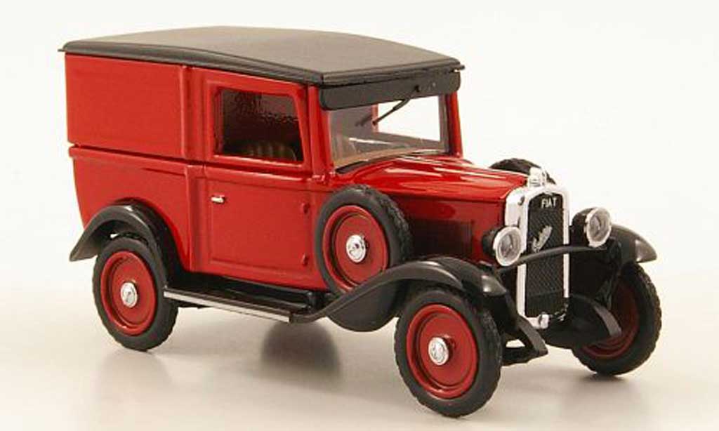 Fiat 508 1/43 Rio Balilla Autocarro rosso/nero 1935 modellino in miniatura