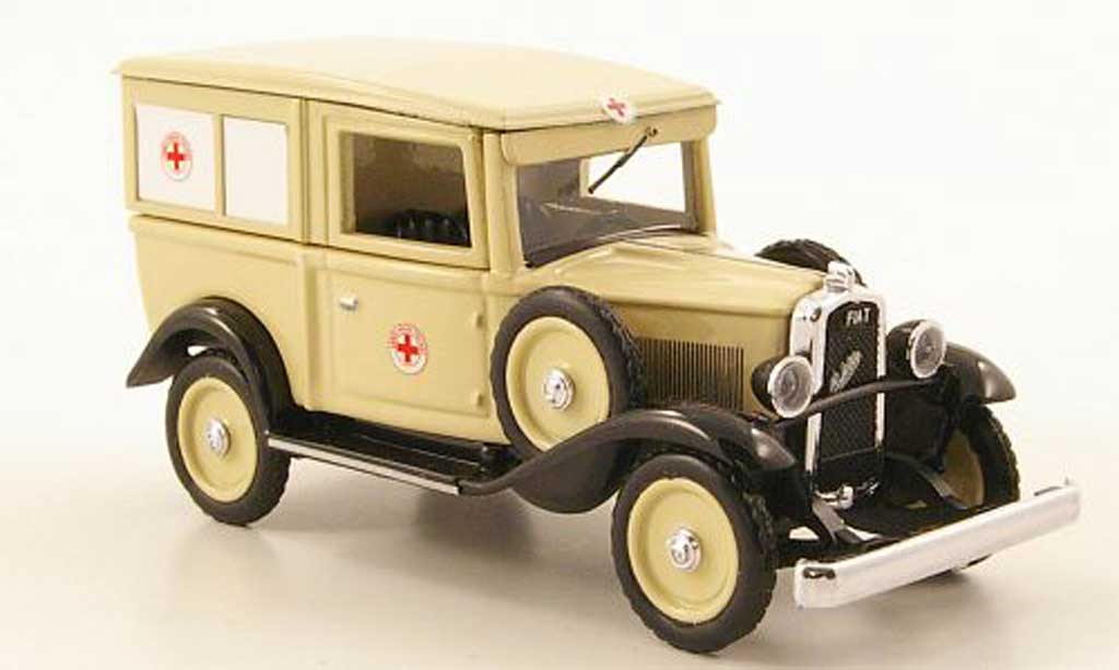 Fiat 508 1/43 Rio Balilla Ambulanza Croce Rossa Italiana RTW 1935 modellino in miniatura