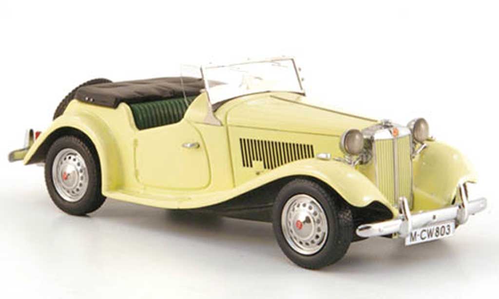 MG TD 1/43 Neo Mark II beige LHD limited edition 1950 modellino in miniatura