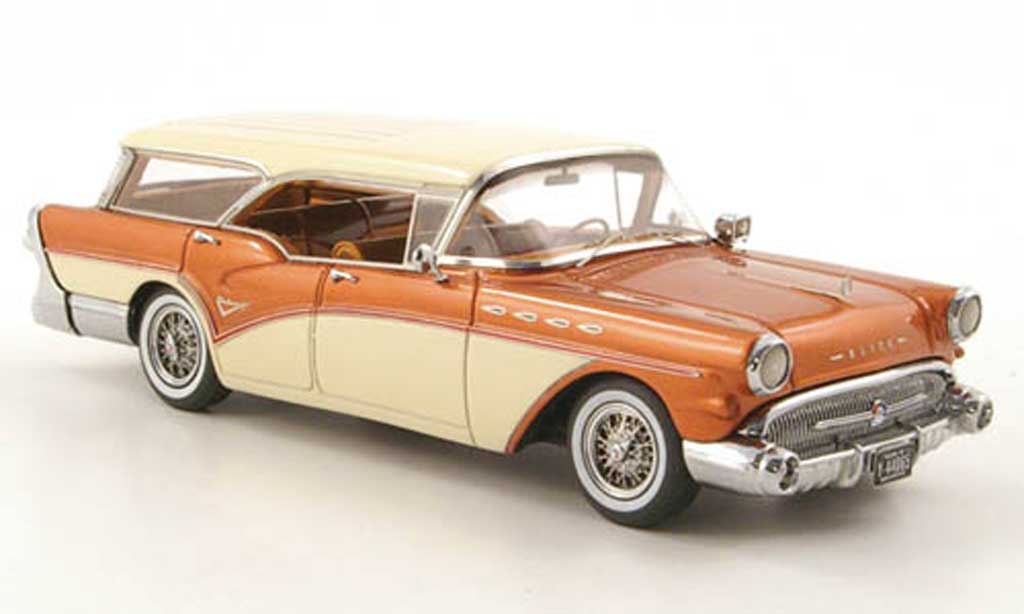 Buick Century 1/43 Neo Caballero biens le cuivre/creme 1957 modellino in miniatura