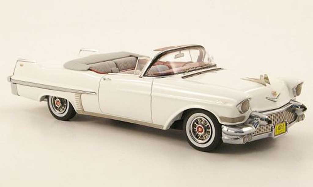 Cadillac Series 62 1957 1/43 Neo 1957 Convertibile bianco modellino in miniatura