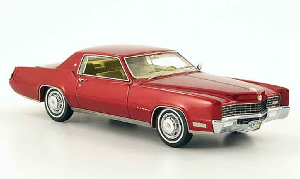 Cadillac Eldorado 1/43 Neo Coupe rosso edition liavecee 500 1967 modellino in miniatura