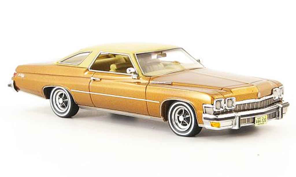 Buick Le Sabre 1/43 Neo HT Coupe marronee beige 1974 modellino in miniatura