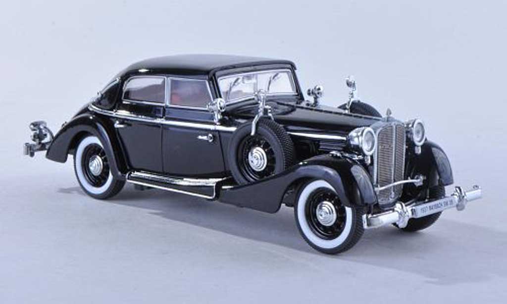 Maybach SW 1/43 Signature 38 cabriolet Spohn nero 4-portes 1937 modellino in miniatura