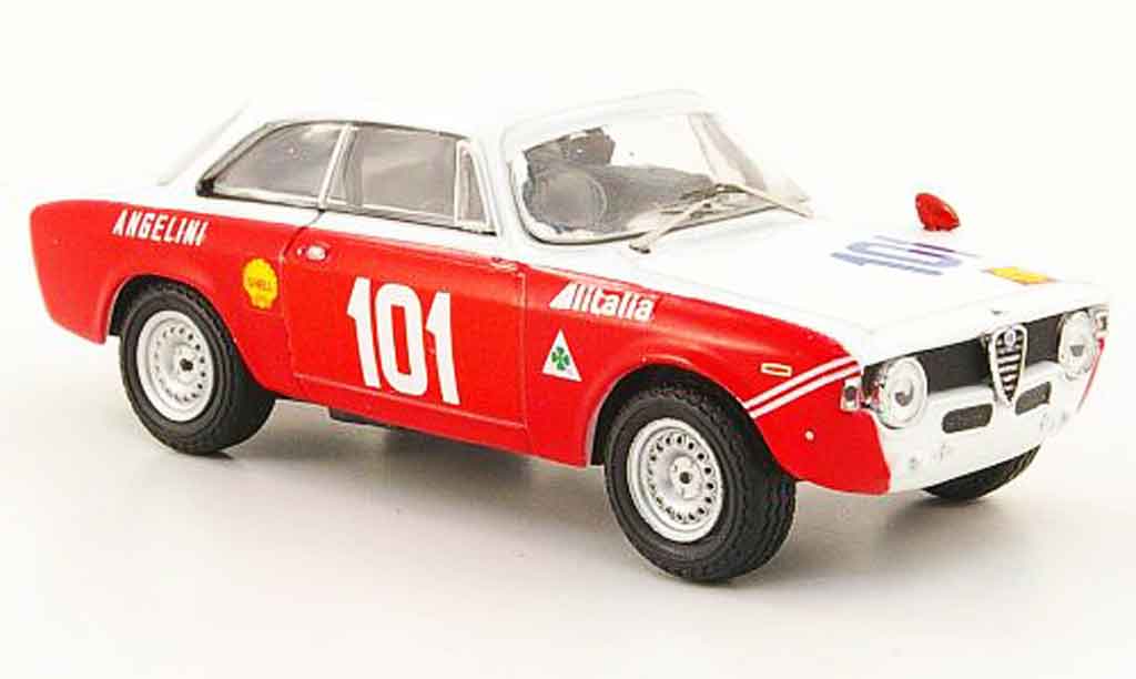 Alfa Romeo Giulia 1600 GTA 1/43 M4 1600 GTA no.101 targa florio 1971 modellino in miniatura