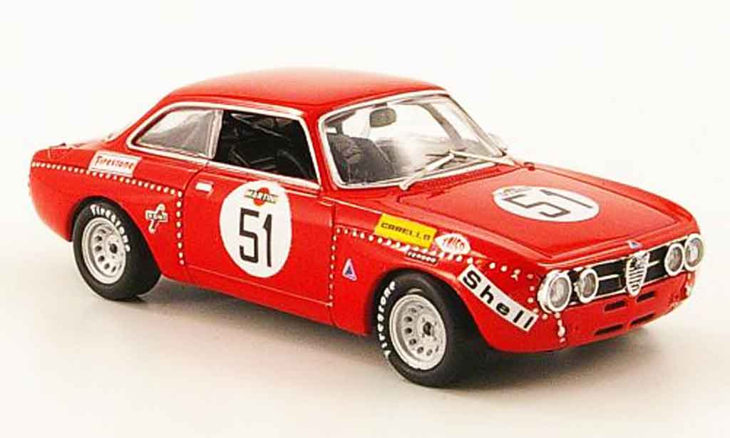 Alfa Romeo Giulia GTAm 1/43 M4 GTAm no.51 dini dona spa 1973 modellino in miniatura