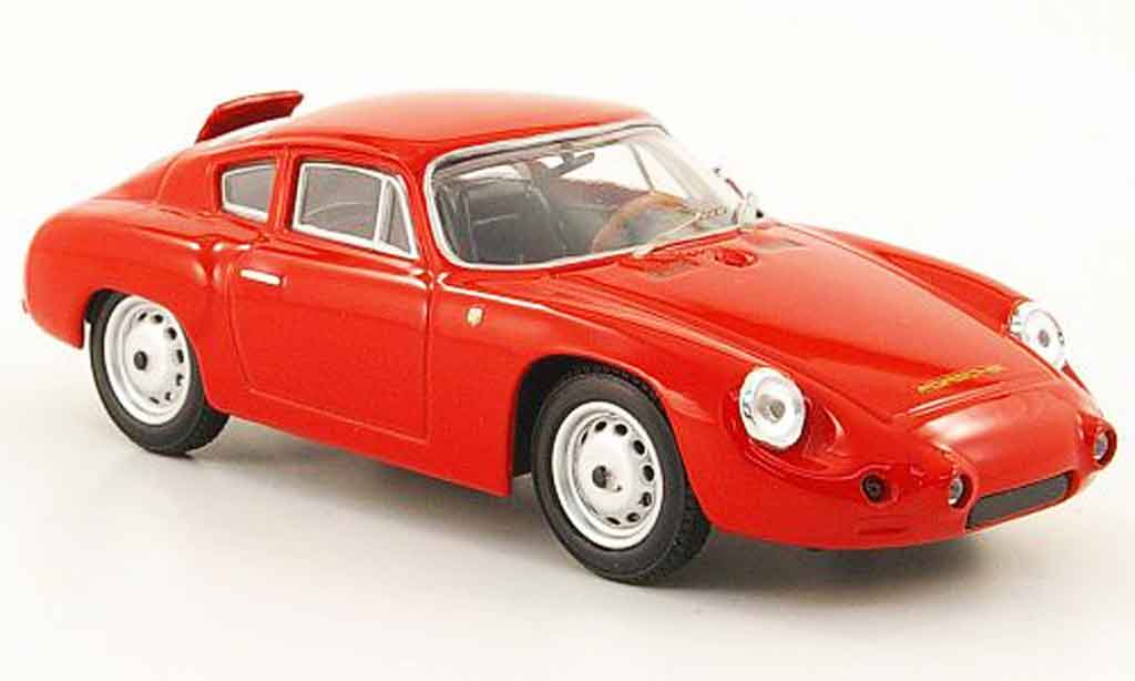 Porsche Abarth 1/43 Best rosso Strassenversion 1960 modellino in miniatura