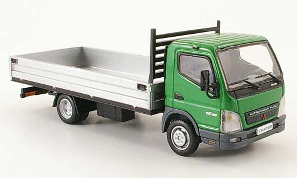 Mitsubishi Fuso 1/43 Hachette Canter Pritsche grun modellino in miniatura
