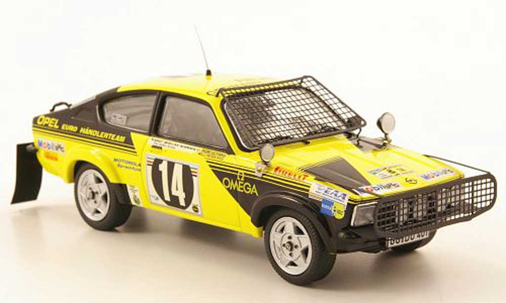 Opel Kadett C 1/43 Schuco C Coupe No.14 Safari Rallye 1976 modellino in miniatura