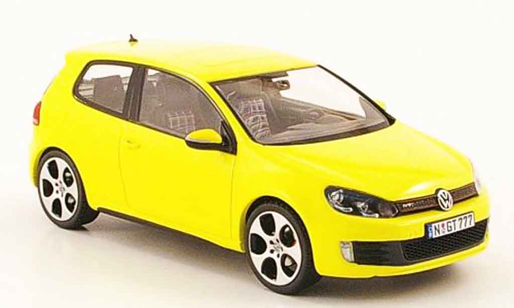 Volkswagen Golf VI GTI 1/43 Schuco VI GTI giallo modellino in miniatura