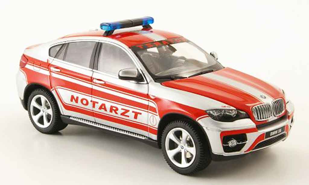Bmw X6 E71 1/43 Schuco E71 Notarzt modellino in miniatura