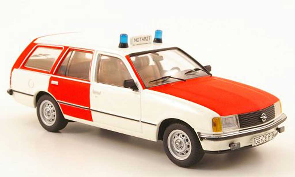 Opel Rekord 1/43 Schuco E Caravan Notarzt modellino in miniatura