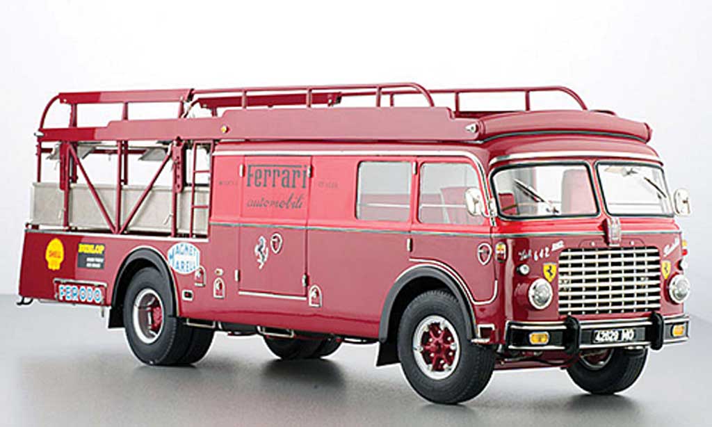 Fiat 642 1/18 CMC RN2 Bartoletti Renntransporter 1957 modellino in miniatura