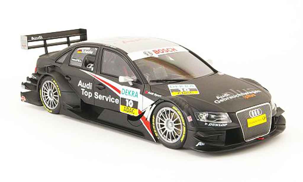Audi A4 DTM 1/18 Welly DTM no.10 t.scheider dtm 2008 modellino in miniatura