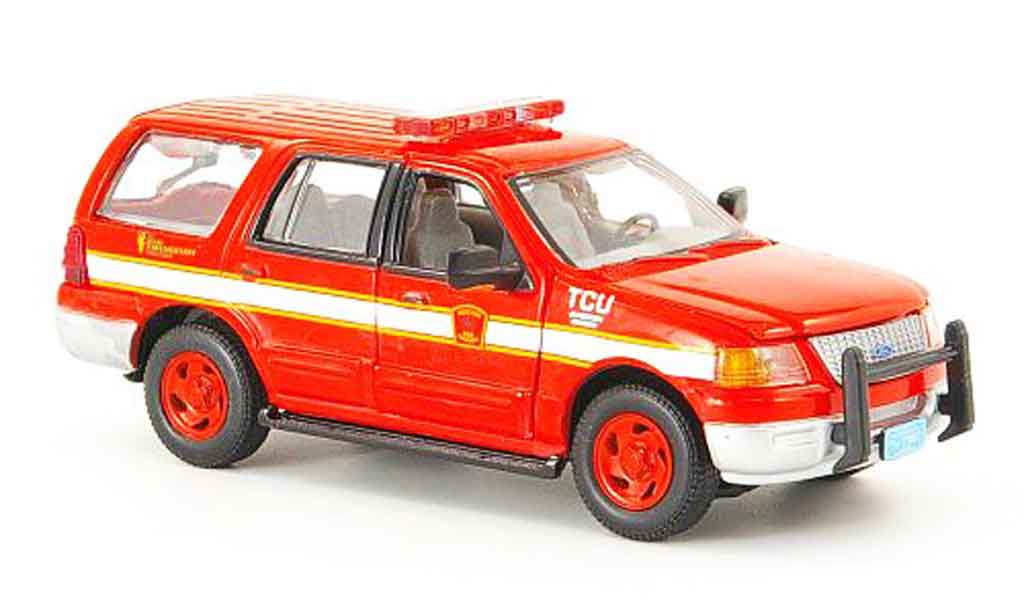 Ford Expedition 1/43 Gearbox Boston Fire Dept. pompier modellino in miniatura