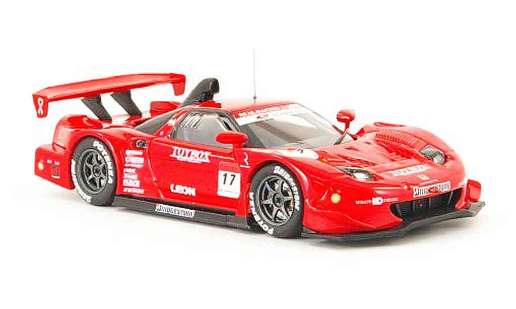Honda NSX Super GT 1/43 Ebbro Super GT No.17 Toybox 2008 modellino in miniatura