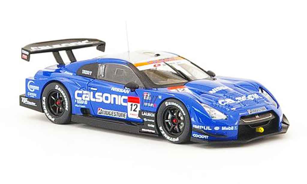 Nissan Skyline R35 1/43 Ebbro R35 GT R No.12 Calsonic Super GT 2008 modellino in miniatura