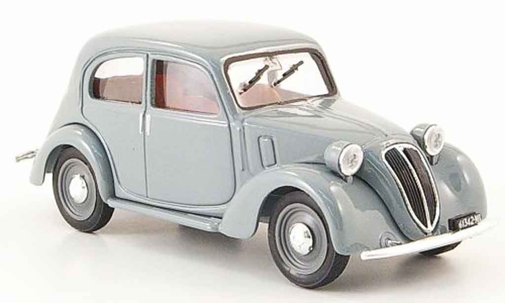 Fiat 1100 1937 1/43 Brumm 1937 (508 c.) Nuova Balilla grigio modellino in miniatura