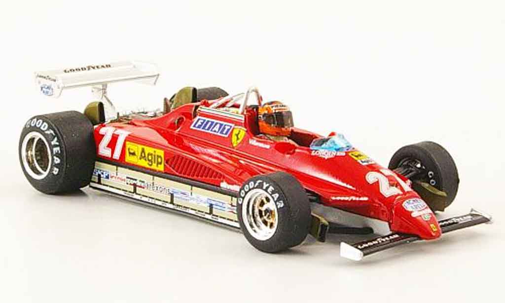 Ferrari 126 1982 1/43 Brumm 1982 C2 turbo no.27 g.villeneuve gp belgien modellino in miniatura