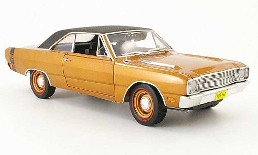 Dodge Dart 1969 1/18 Highway 61 1969 340 swinger kupfer/nero modellino in miniatura