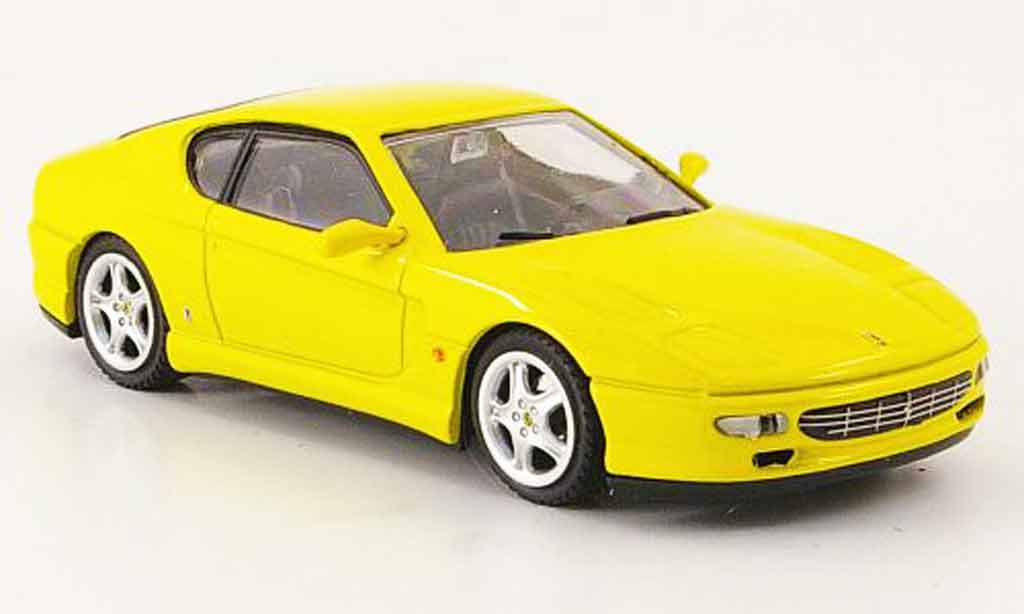 Ferrari 456 1/43 Bang gt giallo modellino in miniatura
