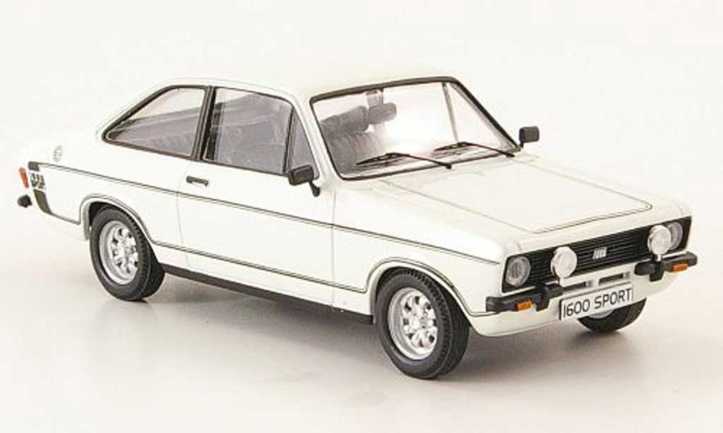 Ford Escort RS 1600 1/43 Trofeu RS 1600 Sport bianco modellino in miniatura